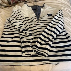 LL Bean Striped Sweatshirt